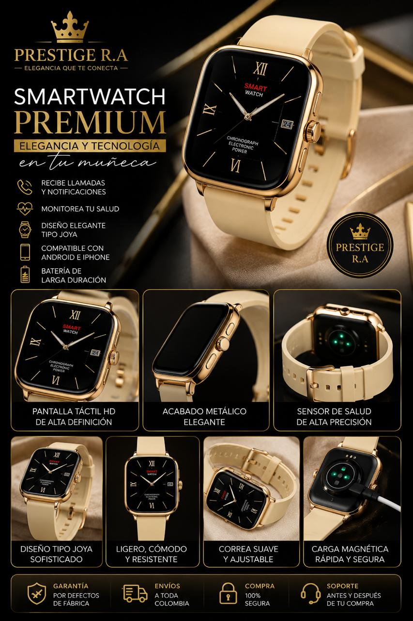 SMARTWATCH ELEGANCE PARA MUJER A56 PLUS
